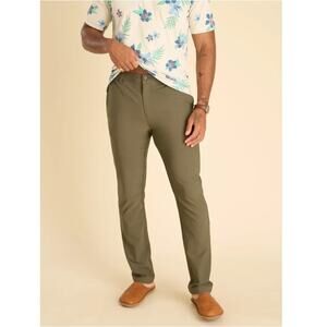 Chubbies Men's Olive Green The Hidden Jungles 32" Everywear Pants Size M